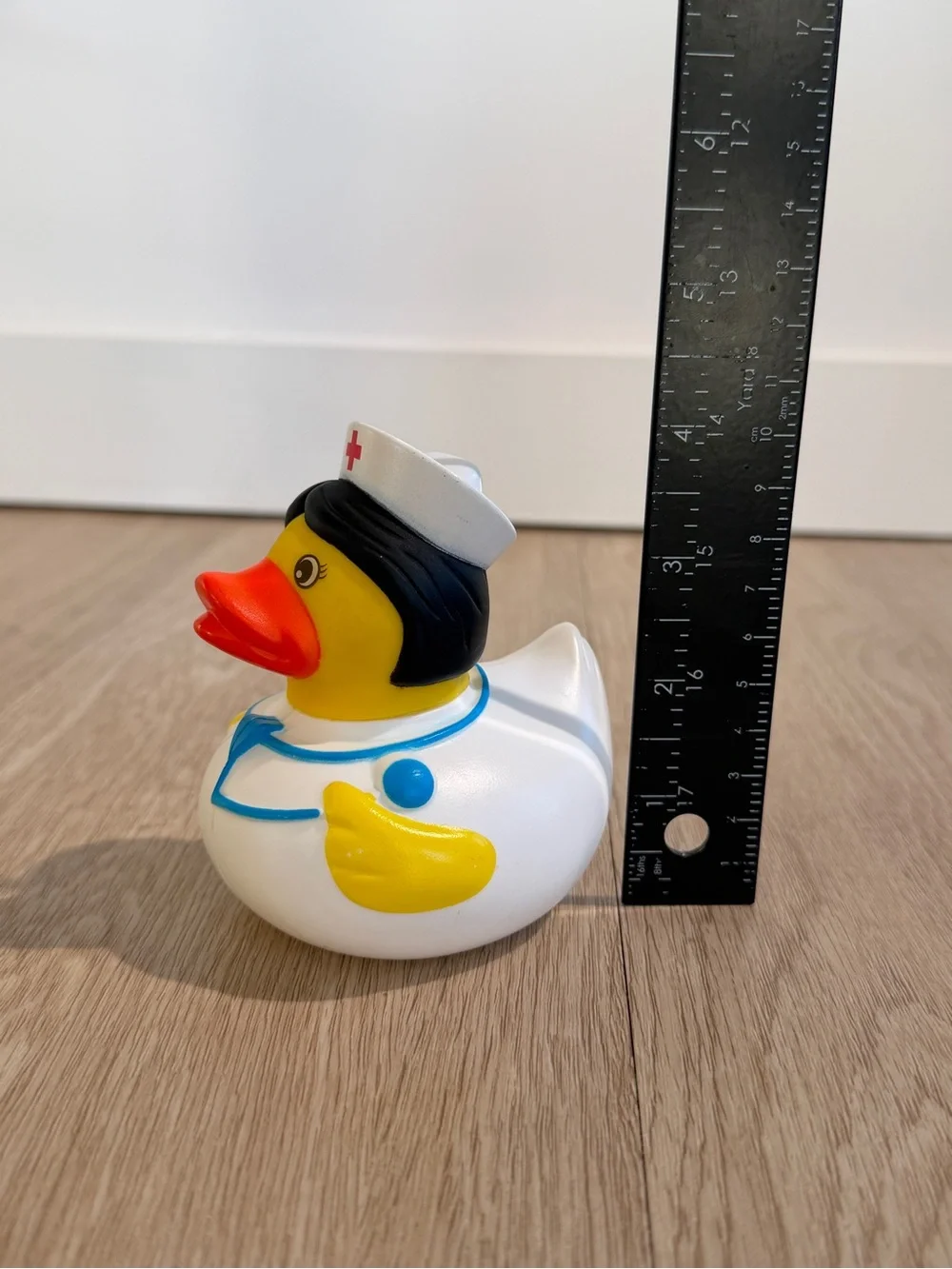 Ducky Nurse/CNA/Tech/Dr Duck 4” Large For Jeeps & Cruises, Girl Rubber Ducky